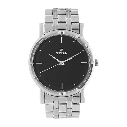 Titan Karishma Analog Black Dial Men’s Watch NM1639SM02/NN1639SM02